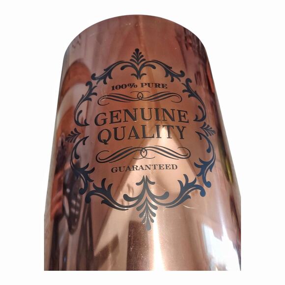 Copper Canister Home Decor Storage Container with Lid Kitchen Bathroom Trashcan - Picture 3 of 10